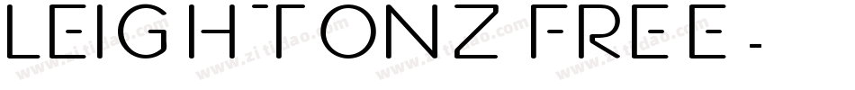 Leightonz FREE字体转换